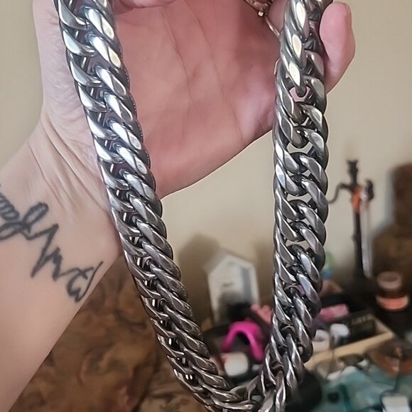 COPY - Custom Solid 925 Silver Chain 22 in - Picture 1 of 1